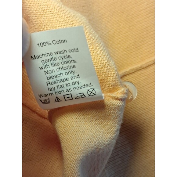 J.Crew 100% Cotton Button Up Clare Cardigan Sweater Orange EUC Size S - Picture 10 of 10